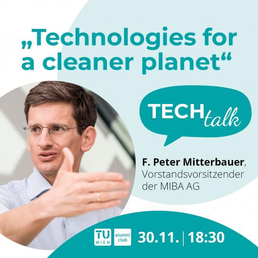 Tech-talk: Technologies for a cleaner planet | Driven by a clear purpose and mission.